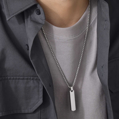 Rectangular Pendant Necklace