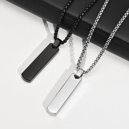 Rectangular Pendant Necklace