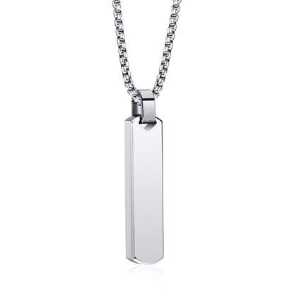 Rectangular Pendant Necklace